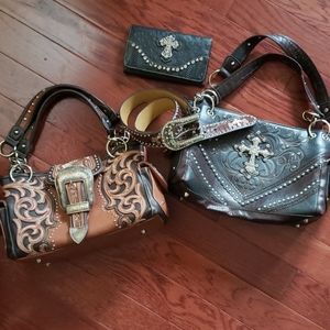 ❄Purse wallet and belt bundle❄